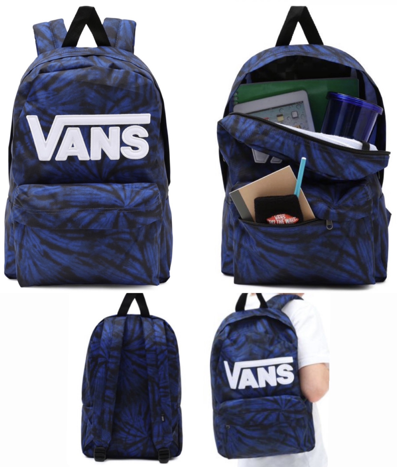 verlies uzelf Gedeeltelijk geld READYSTOCK] Vans New Skool Backpack JR True Blue/Dress Blues – UKCheapss –  Your best personal shopper