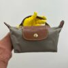 [READYSTOCK] LONGCHAMP LPC Mini Pouch With Handle Grey