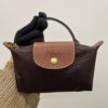 [READYSTOCK] Longchamp LPC Mini Pouch With Handle Ebony