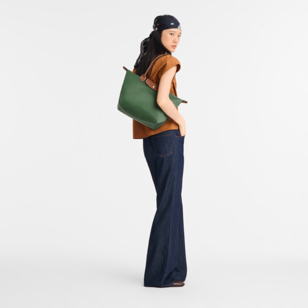 [READYSTOCK] LONGCHAMP LPC Medium Tote Bag British Green - Image 4