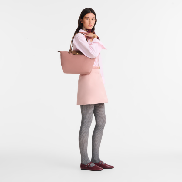 READYSTOCK] LONGCHAMP LPC Medium Tote Bag Pink Tea - Image 5