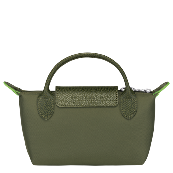 [READYSTOCK] LONGCHAMP LPG Mini Pouch With Handle Forest - Image 2