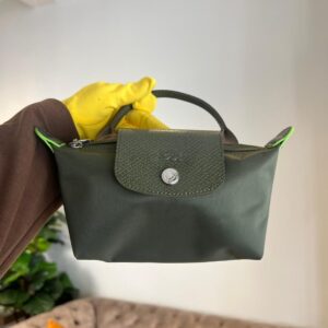 [READYSTOCK] LONGCHAMP LPG Mini Pouch With Handle Forest