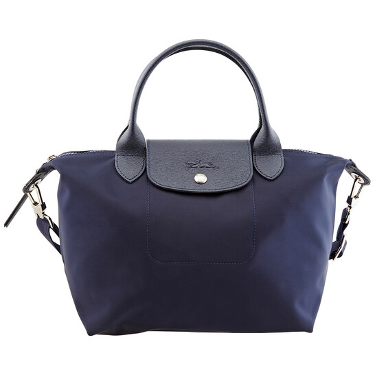 Longchamp Neo S With Strap Tote Bag Navy Blue