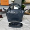 Longchamp Le Pliage Cuir XS Navy