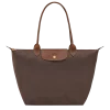 Longchamp LPC Large Tote Bag Mocha
