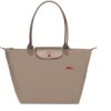 Longchamp Le Pliage Club Tote Bag Large in Tan